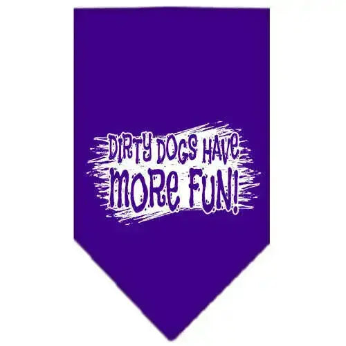 Dirty-Dog-Screen-Print-Bandana-Purple-Large-GreatEagleInc-319355321