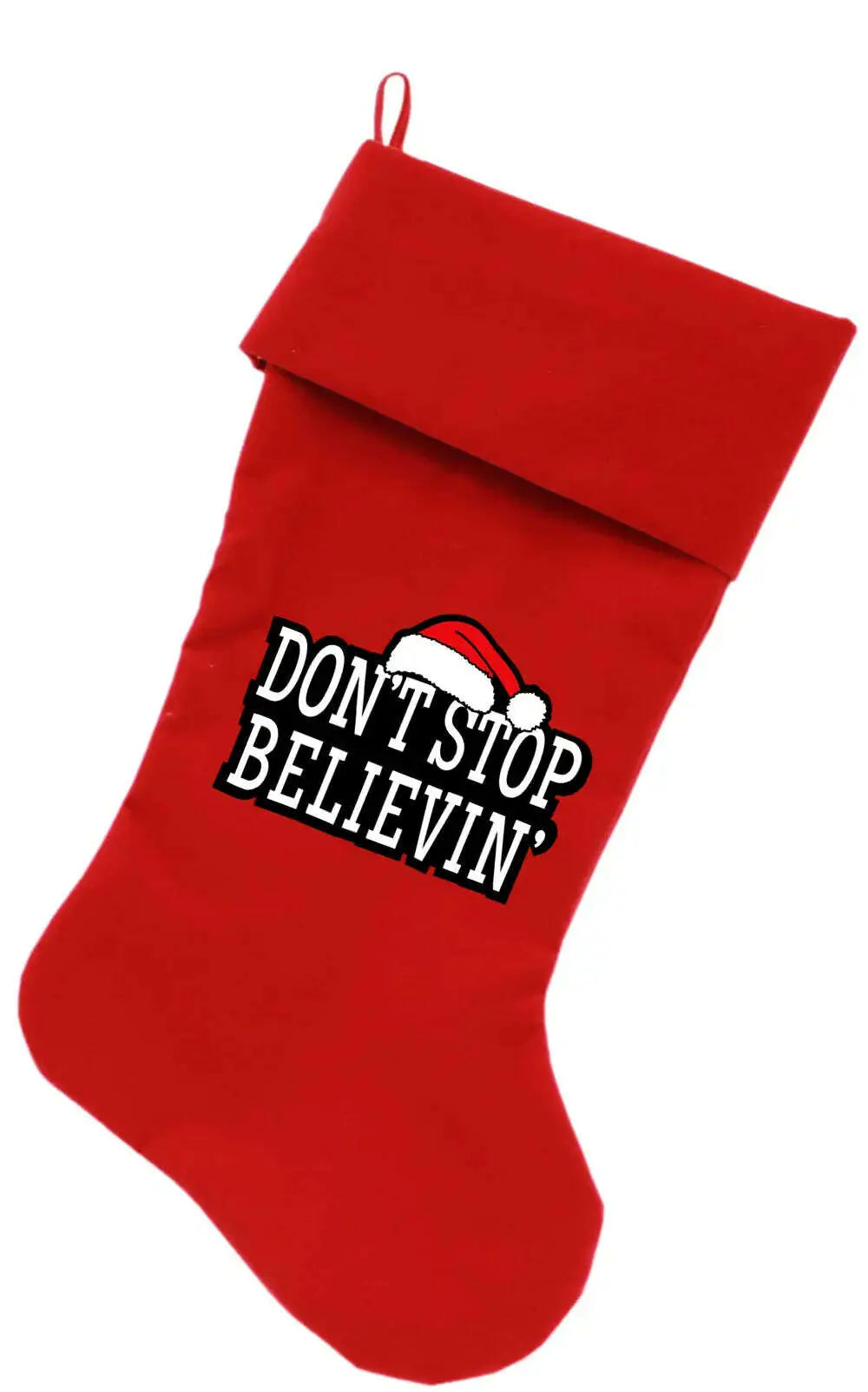 Don_t-Stop-Believin-Screen-Print-18-Inch-Velvet-Christmas-Stocking-Red-GreatEagleInc-333735094