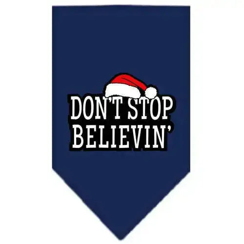 Don_t-Stop-Believin-Screen-Print-Bandana-Navy-Blue-Large-GreatEagleInc-319825759