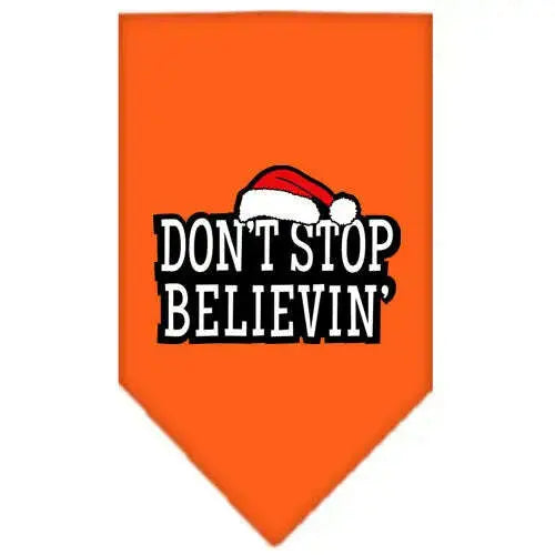 Don_t-Stop-Believin-Screen-Print-Bandana-Orange-Small-GreatEagleInc-319824297
