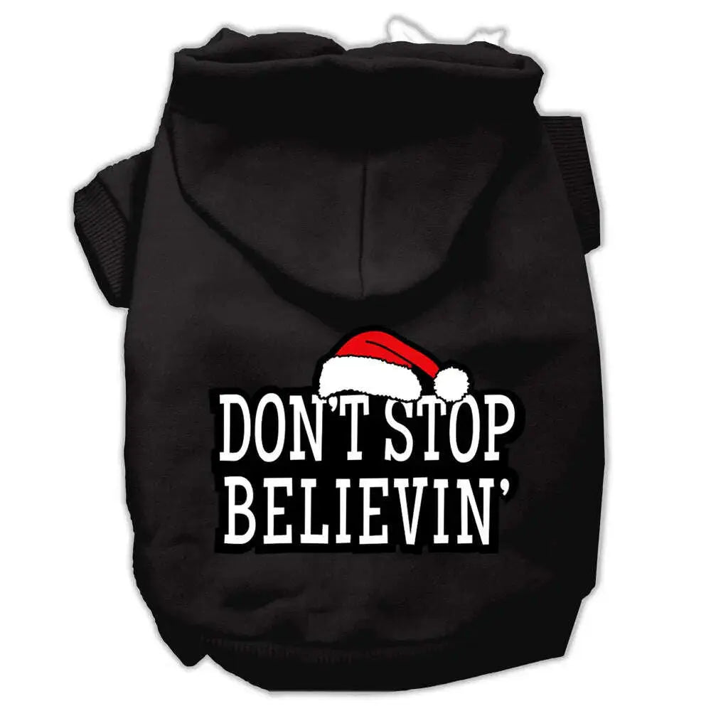 Don_t-Stop-Believin_-Screenprint-Pet-Hoodies-Black-Size-S-GreatEagleInc-319395769