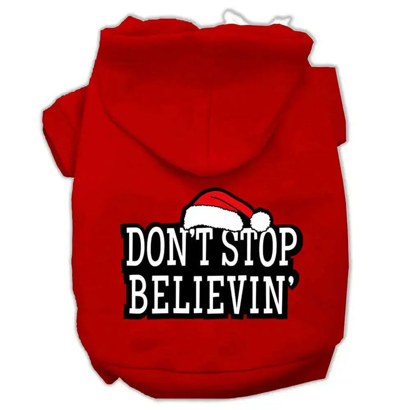 Don_t-Stop-Believin_-Screenprint-Pet-Hoodies-Red-Size-Xl-GreatEagleInc-319393940