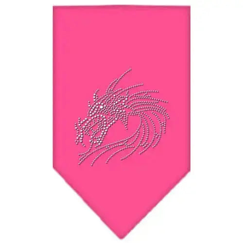 Dragon-Rhinestone-Bandana-Bright-Pink-Small-GreatEagleInc-318545016