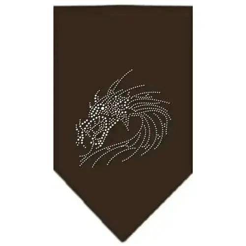 Dragon-Rhinestone-Bandana-Cocoa-Small-GreatEagleInc-319316549