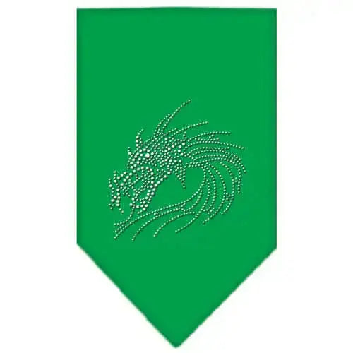 Dragon-Rhinestone-Bandana-Emerald-Green-Large-GreatEagleInc-319317649