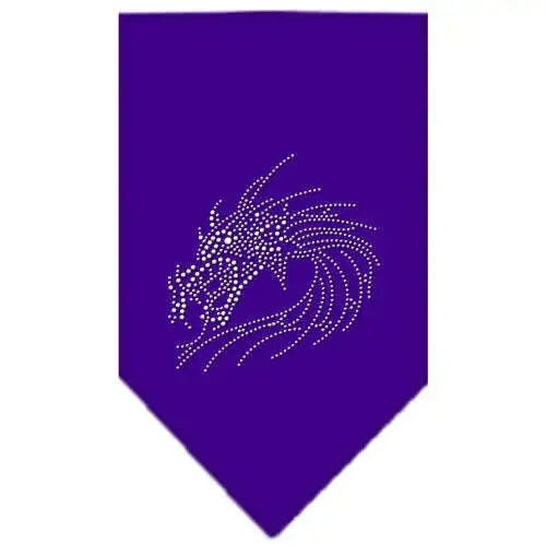 Dragon-Rhinestone-Bandana-Purple-Large-GreatEagleInc-319317130