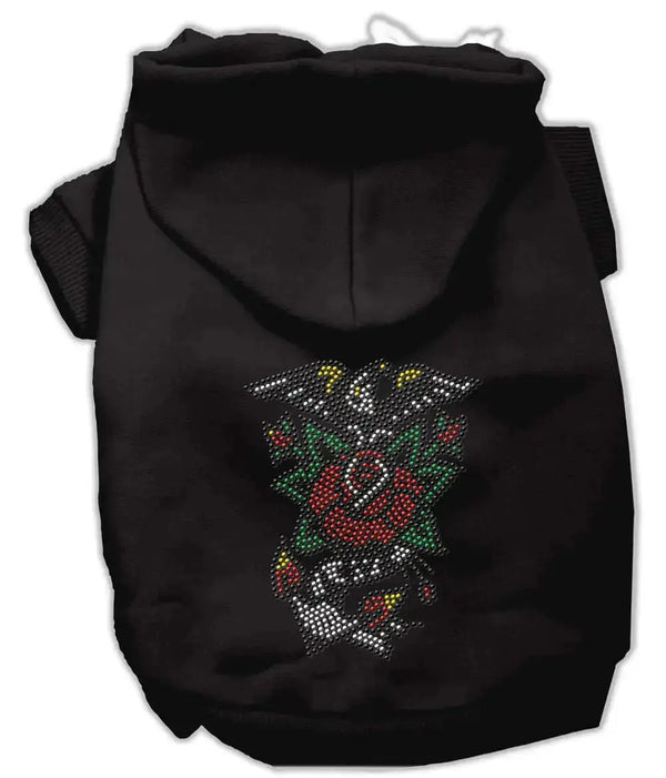 Eagle-Rose-Nailhead-Hoodies-Black-Xl-GreatEagleInc-333759543