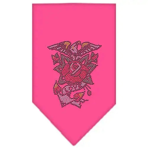 Eagle-Rose-Rhinestone-Bandana-Bright-Pink-Large-GreatEagleInc-319315370