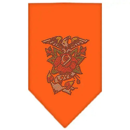 Eagle-Rose-Rhinestone-Bandana-Orange-Large-GreatEagleInc-319314792