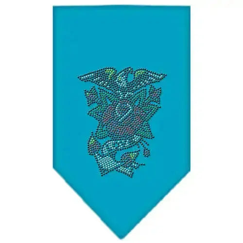 Eagle-Rose-Rhinestone-Bandana-Turquoise-Small-GreatEagleInc-319313968