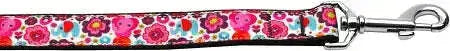 Elephant-Elefun-Nylon-Ribbon-Collars-1-Wide-4ft-Leash-GreatEagleInc-318903819