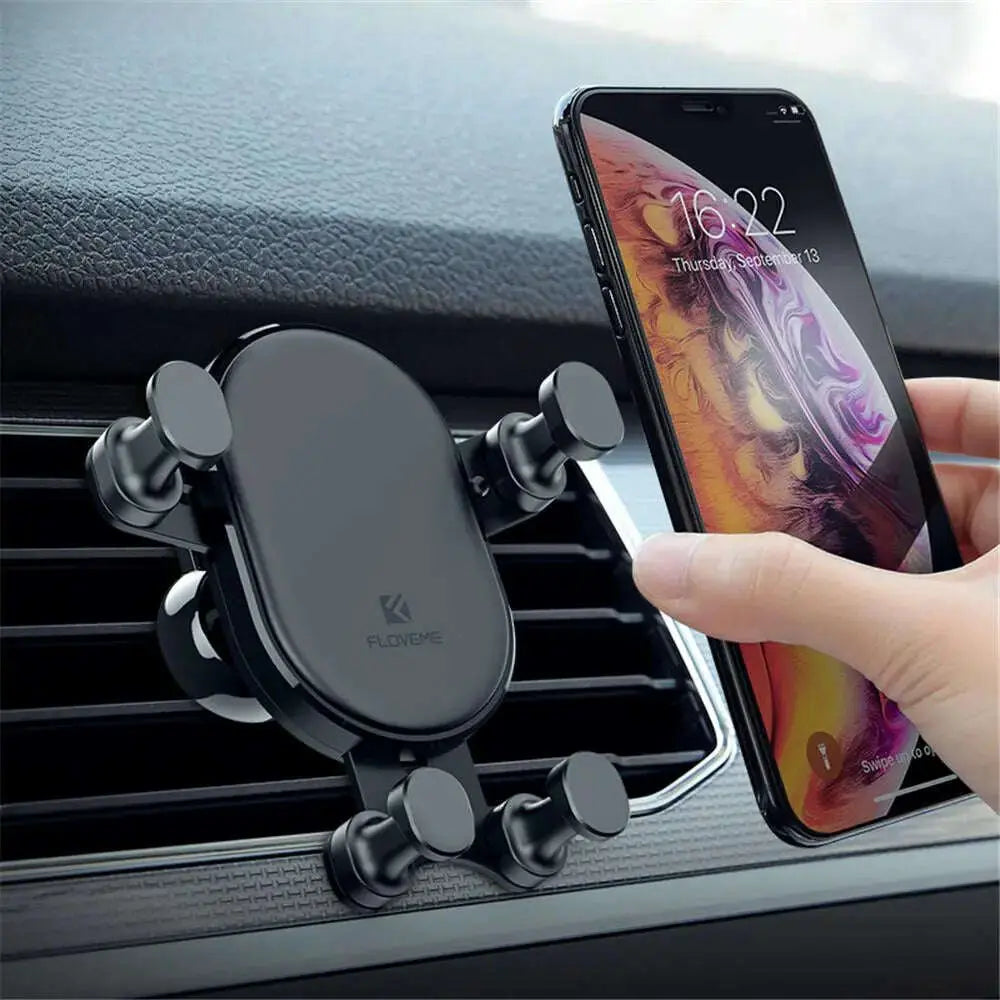 FLOVEME-Car-Phone-Holder-Air-Vent-Mount-Gravity-Auto-Lock-360o-Rotation-for-iPhone-XS-Max-Xiaomi-Banggood-318400733