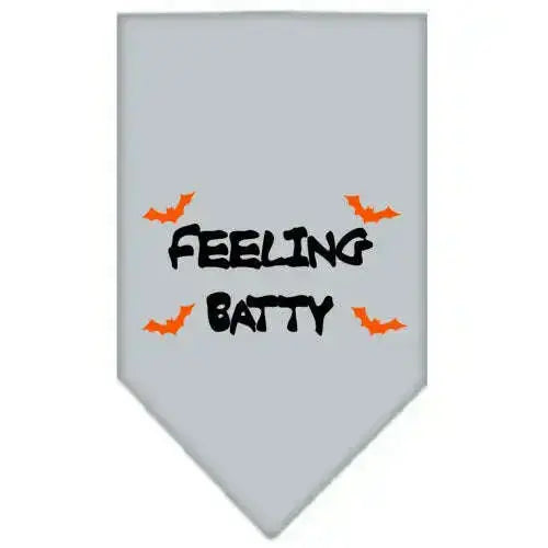 Feeling-Batty-Screen-Print-Bandana-Grey-Small-GreatEagleInc-319200914