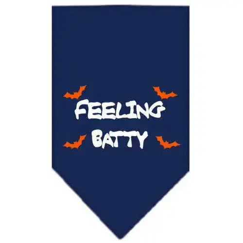 Feeling-Batty-Screen-Print-Bandana-Navy-Blue-Small-GreatEagleInc-319200658