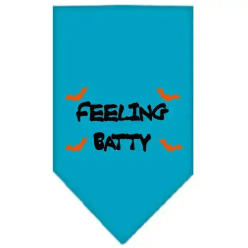 Feeling-Batty-Screen-Print-Bandana-Turquoise-Small-GreatEagleInc-319200334