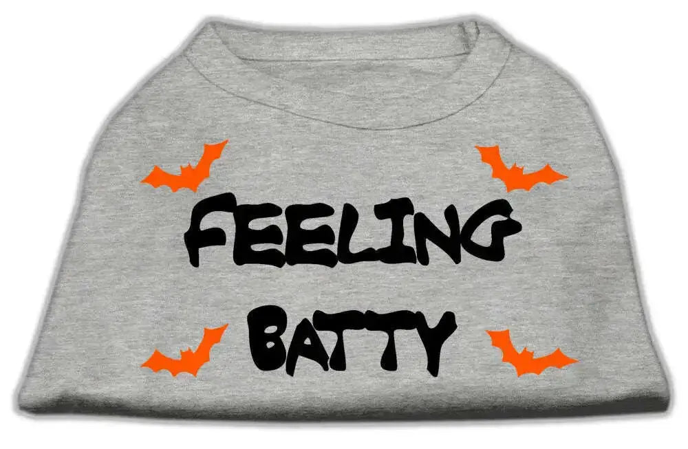 Feeling-Batty-Screen-Print-Shirts-Grey-Xxl-GreatEagleInc-318536217