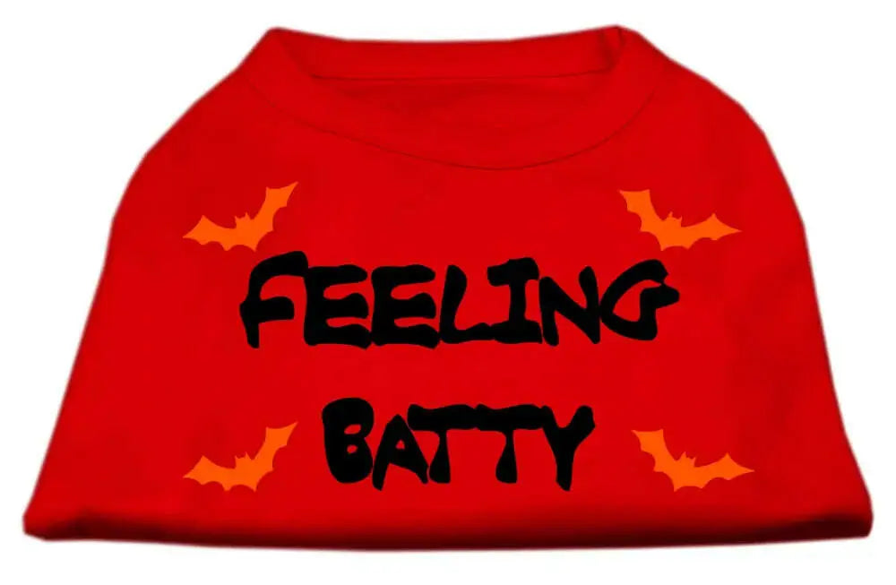 Feeling-Batty-Screen-Print-Shirts-Red-Lg-GreatEagleInc-333843910