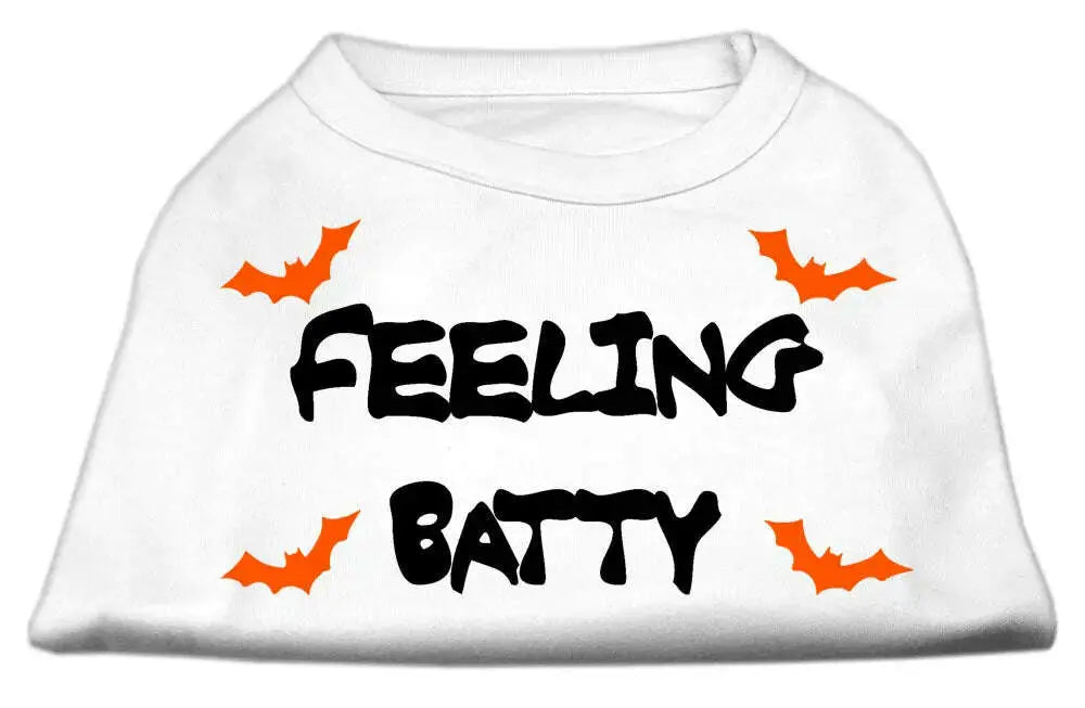 Feeling-Batty-Screen-Print-Shirts-White-Med-GreatEagleInc-333843589