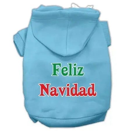 Feliz-Navidad-Screen-Print-Pet-Hoodies-Baby-Blue-S-GreatEagleInc-319389693