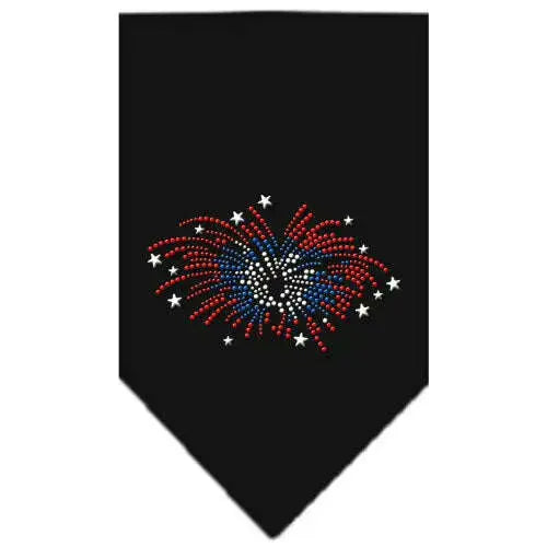 Fireworks-Rhinestone-Bandana-Black-Large-GreatEagleInc-319312223