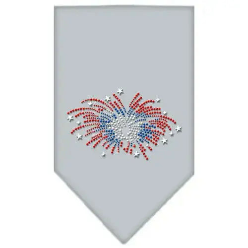Fireworks-Rhinestone-Bandana-Grey-Small-GreatEagleInc-319310593