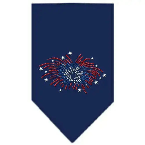 Fireworks-Rhinestone-Bandana-Navy-Blue-Large-GreatEagleInc-319311569