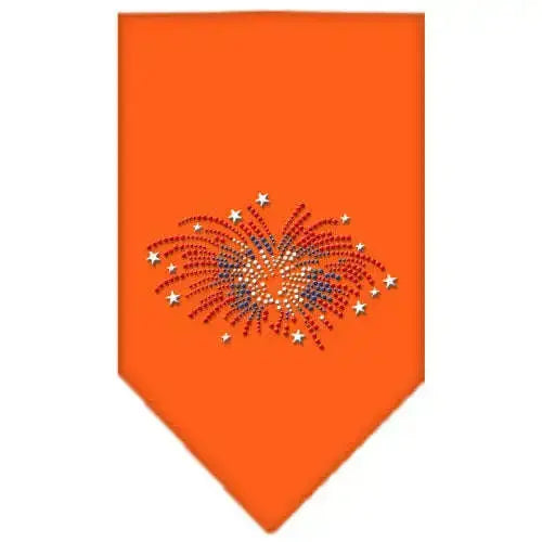 Fireworks-Rhinestone-Bandana-Orange-Large-GreatEagleInc-319311494