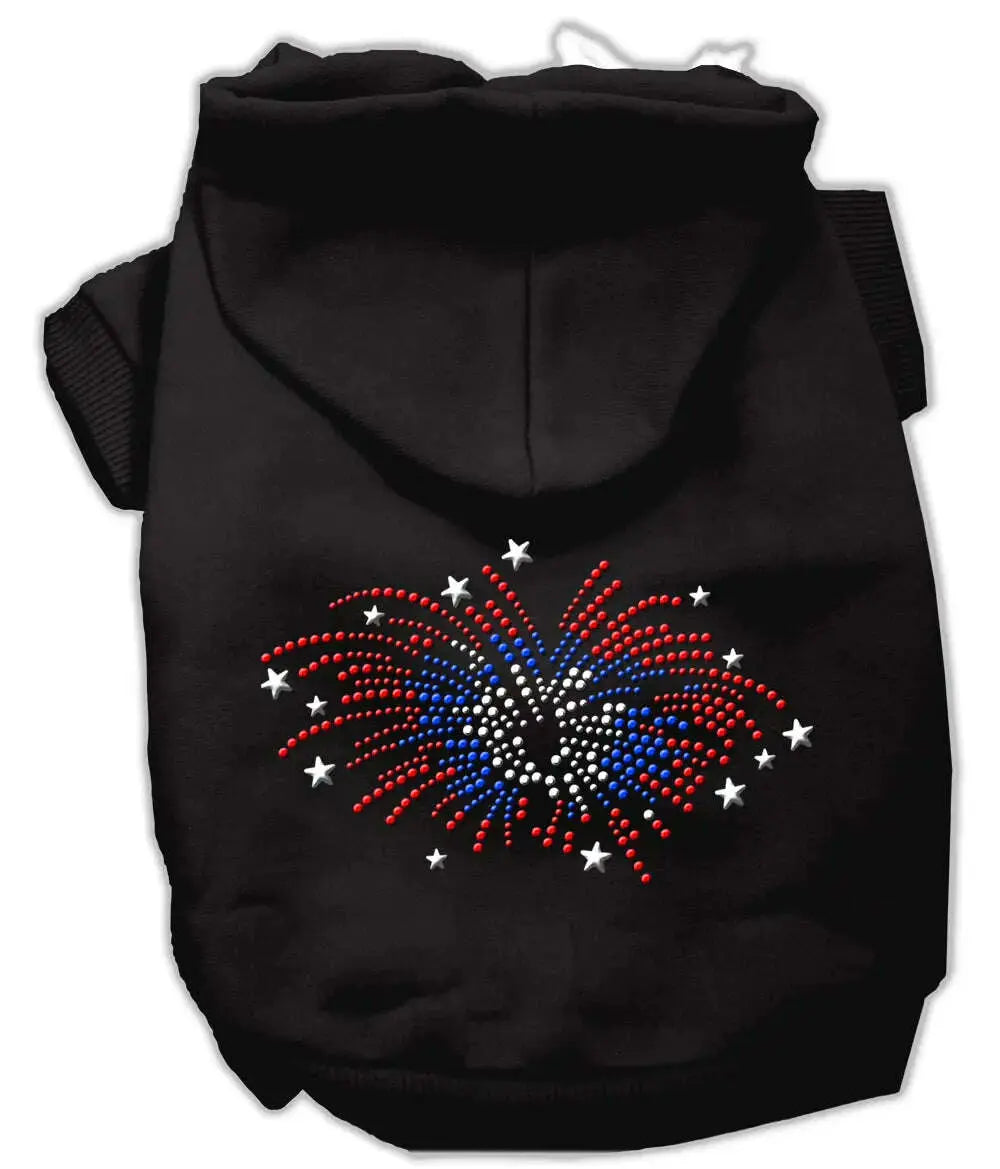 Fireworks-Rhinestone-Hoodie-Black-S-GreatEagleInc-333757060