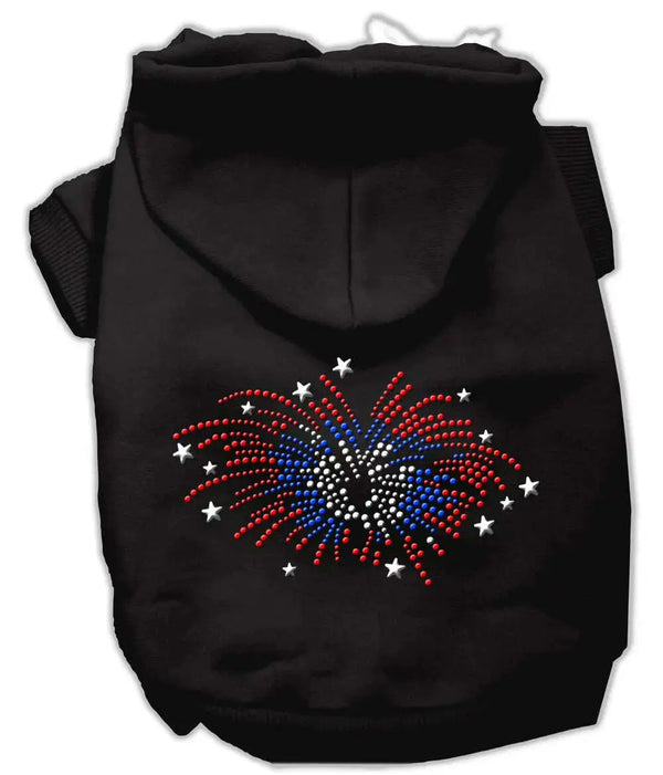 Fireworks-Rhinestone-Hoodie-Black-S-GreatEagleInc-333757060