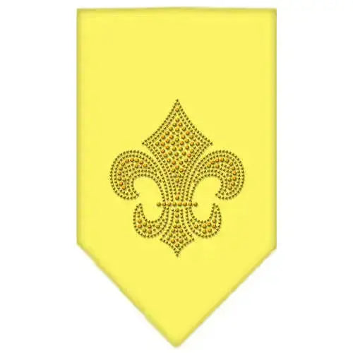 Fleur-De-Lis-Gold-Rhinestone-Bandana-Yellow-Large-GreatEagleInc-319039479