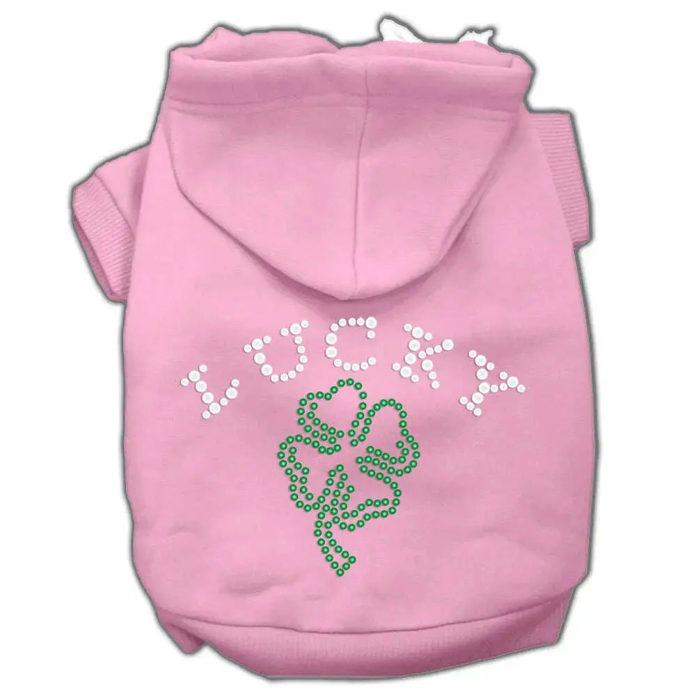 Four-Leaf-Clover-Outline-Hoodies-Pink-Xl-GreatEagleInc-333755419