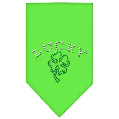 Four-Leaf-Clover-Rhinestone-Bandana-Lime-Green-Large-GreatEagleInc-319036013