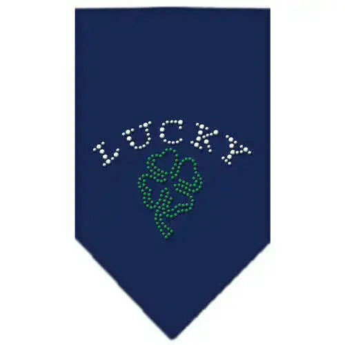 Four-Leaf-Clover-Rhinestone-Bandana-Navy-Blue-Small-GreatEagleInc-319034685