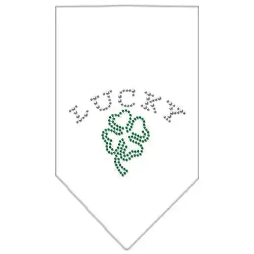 Four-Leaf-Clover-Rhinestone-Bandana-White-Large-GreatEagleInc-319035359