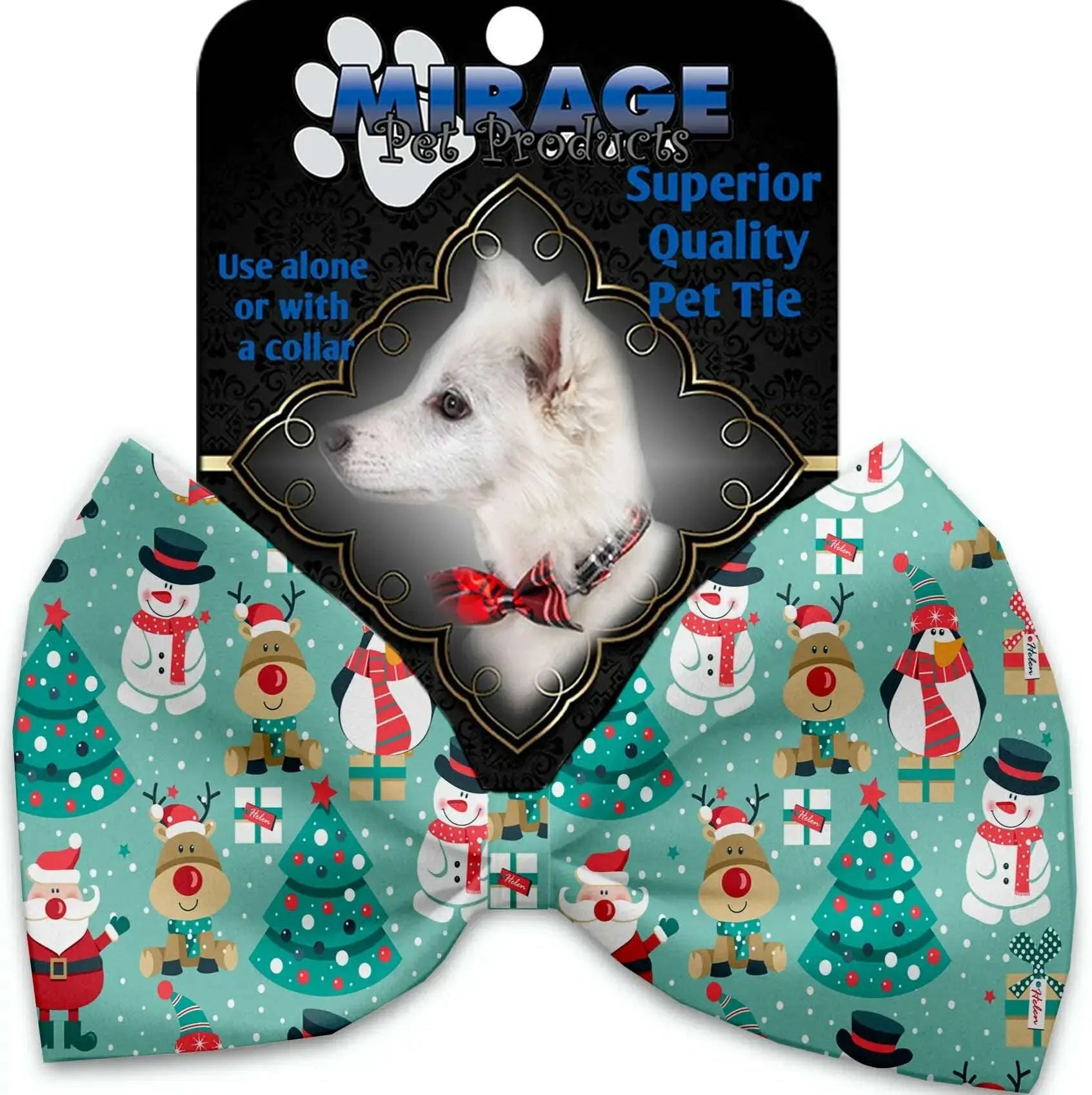 Frosty-And-Friends-Pet-Bow-Tie-Collar-Accessory-With-Velcro-GreatEagleInc-333684170