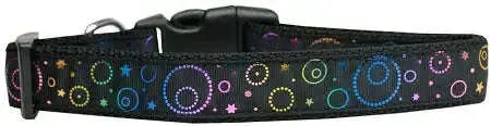 Galactic-Shimmer-Nylon-Dog-Collar-Xl-GreatEagleInc-318769815
