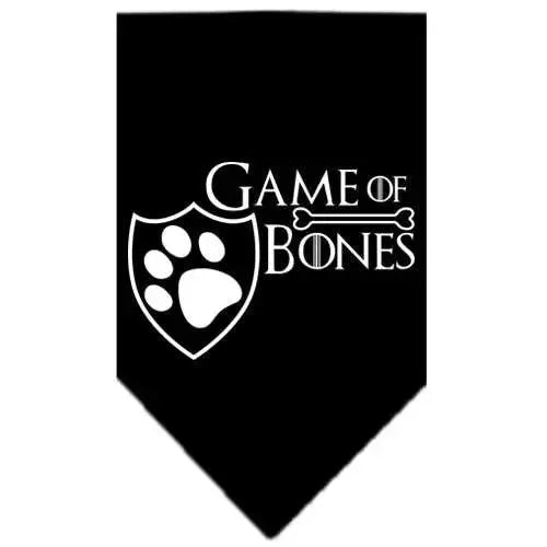 Game-Of-Bones-Screen-Print-Bandana-Black-Large-GreatEagleInc-334324357