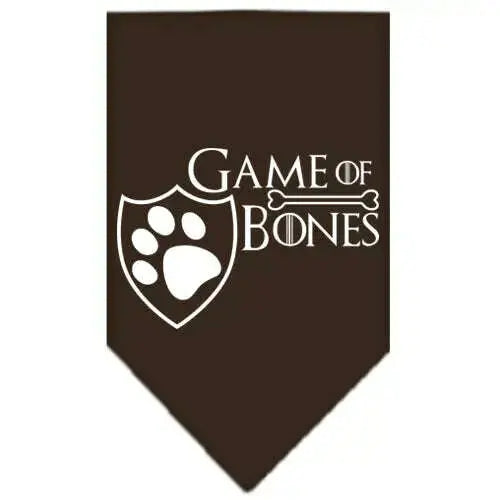 Game-Of-Bones-Screen-Print-Bandana-Brown-Large-GreatEagleInc-334324593