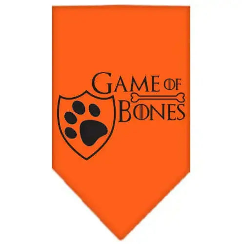 Game-Of-Bones-Screen-Print-Bandana-Orange-Large-GreatEagleInc-334325080