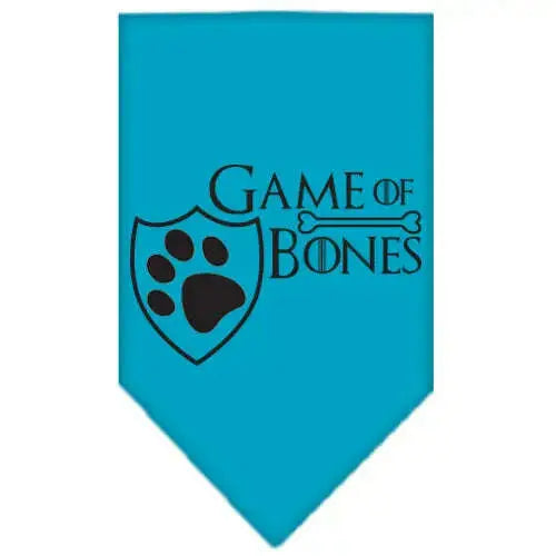 Game-Of-Bones-Screen-Print-Bandana-Turquoise-Large-GreatEagleInc-334325382