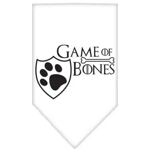 Game-Of-Bones-Screen-Print-Bandana-White-Large-GreatEagleInc-334325475