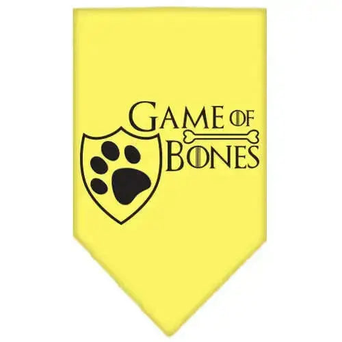 Game-Of-Bones-Screen-Print-Bandana-Yellow-Large-GreatEagleInc-334325520