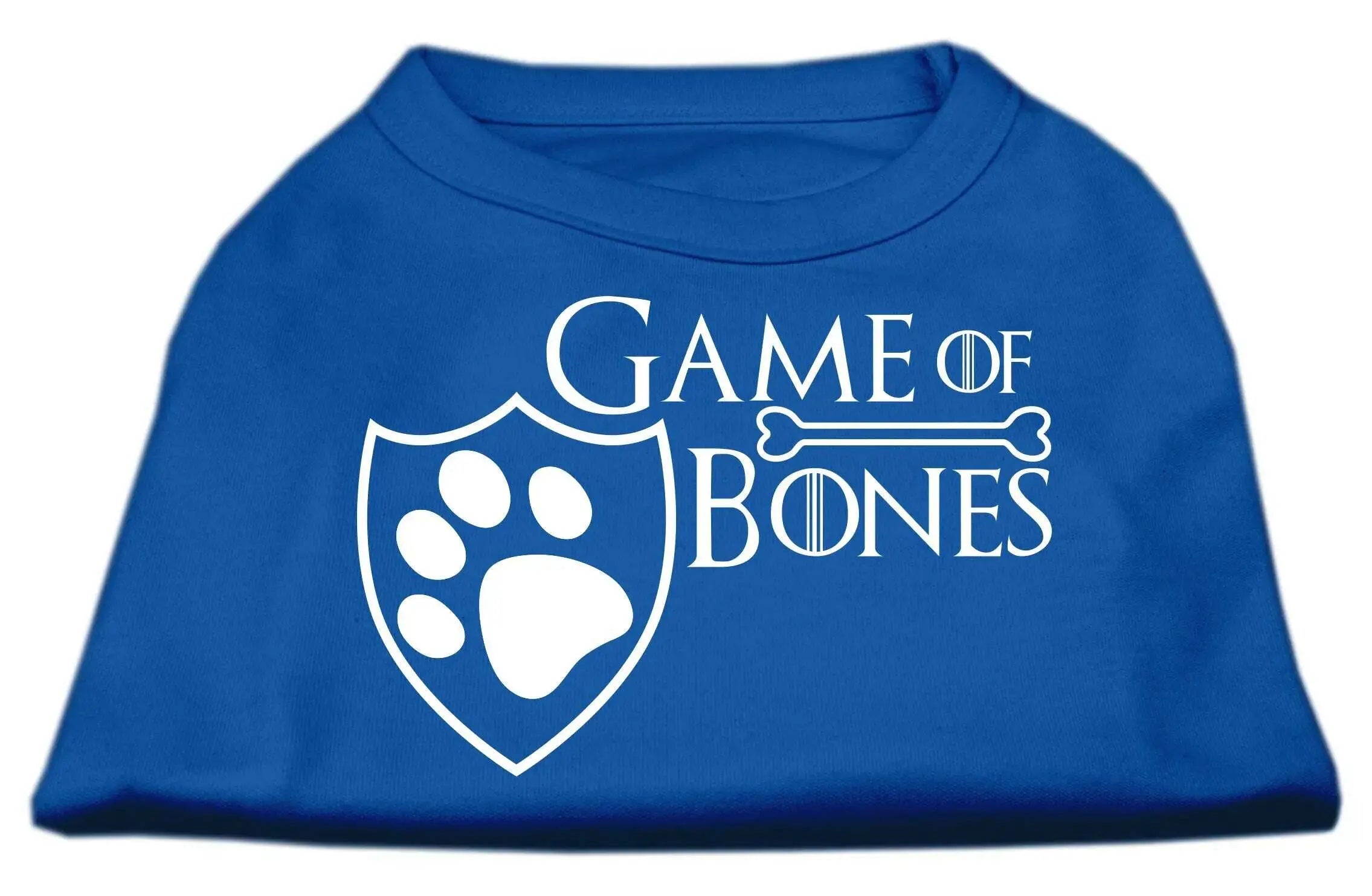 Game-Of-Bones-Screen-Print-Dog-Shirt-Blue-Xs-GreatEagleInc-334270765