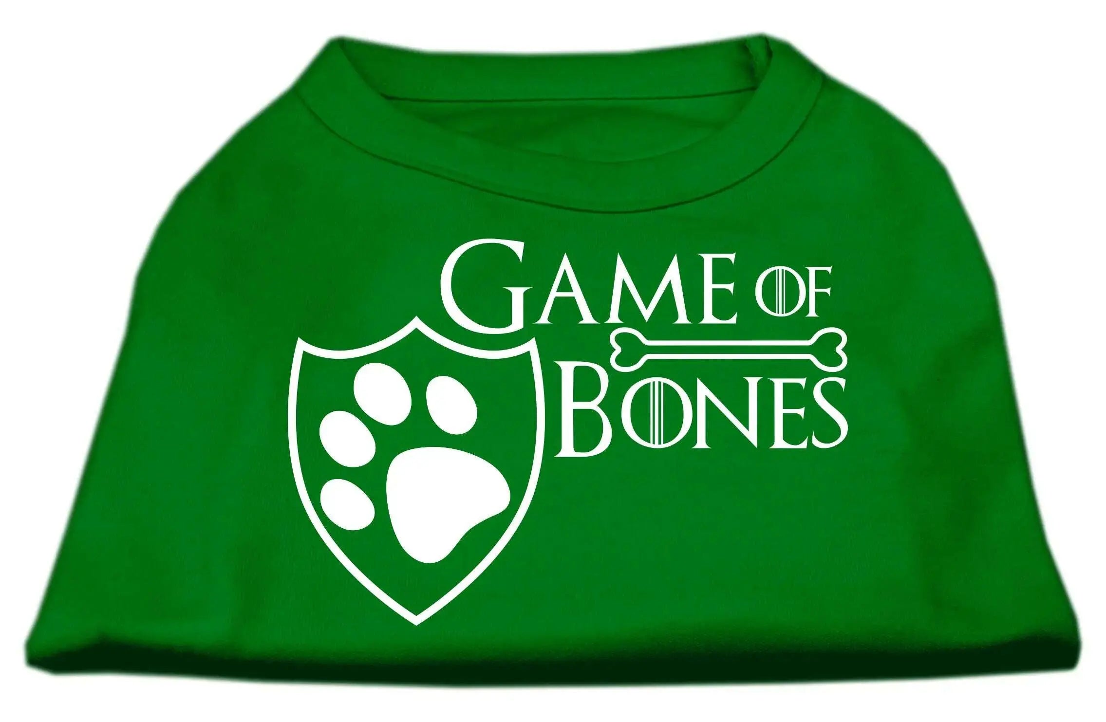 Game-Of-Bones-Screen-Print-Dog-Shirt-Green-Xs-GreatEagleInc-334271064