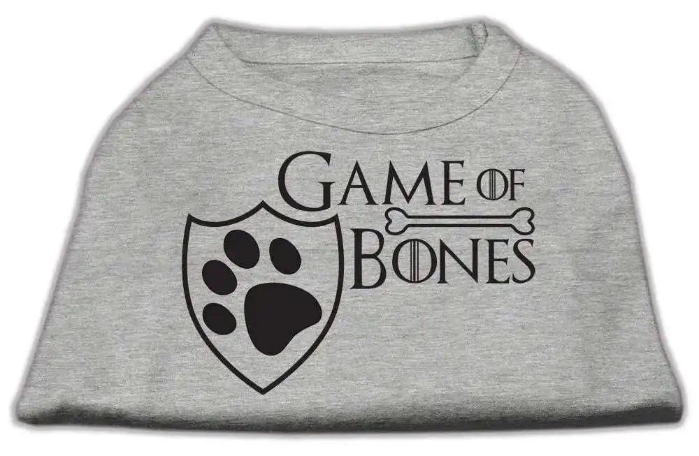 Game-Of-Bones-Screen-Print-Dog-Shirt-Grey-Med-GreatEagleInc-334267719