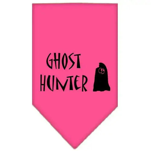 Ghost-Hunter-Screen-Print-Bandana-Bright-Pink-Small-GreatEagleInc-319205891