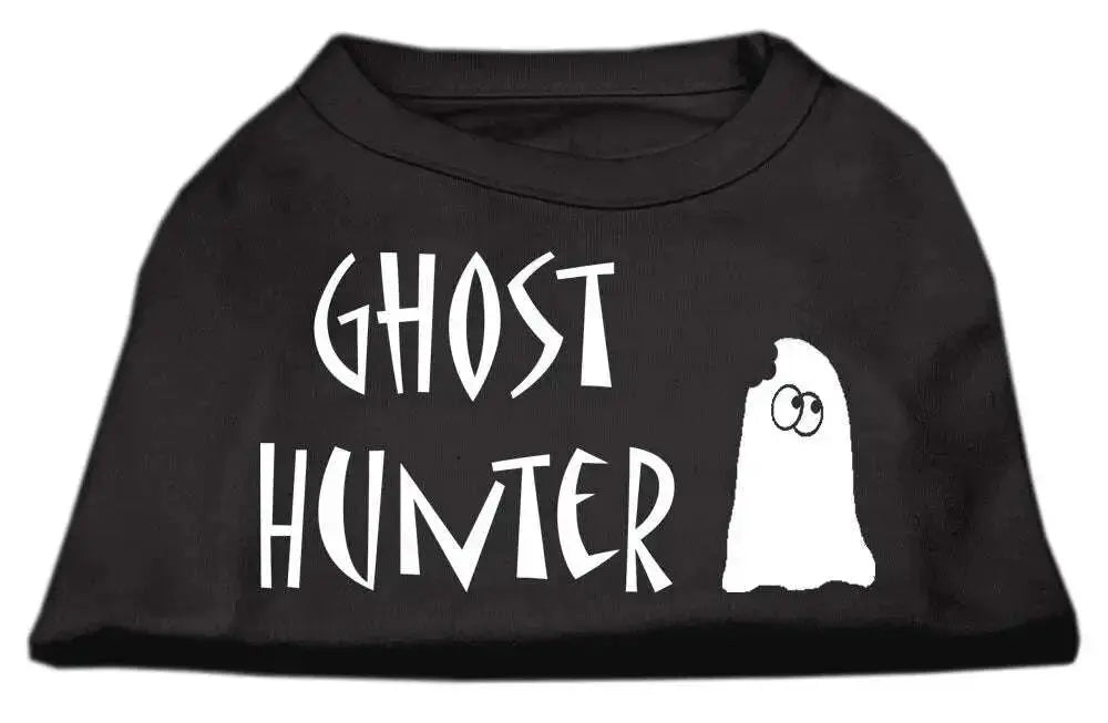 Ghost-Hunter-Screen-Print-Shirt-Black-With-White-Lettering-Xl-GreatEagleInc-333847068