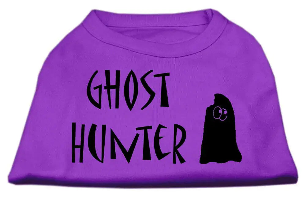 Ghost-Hunter-Screen-Print-Shirt-Purple-With-Black-Lettering-Xxl-GreatEagleInc-333845939