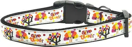 Give-Thanks-Nylon-Dog-Collar-Sm-GreatEagleInc-320035015