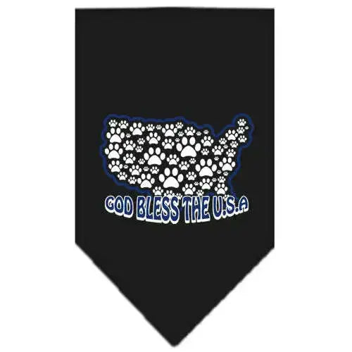 God-Bless-Usa-Screen-Print-Bandana-Black-Large-GreatEagleInc-333812523